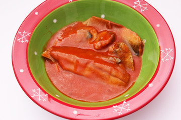 Hering in Tomatensauce