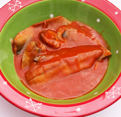 Hering in Tomatensauce