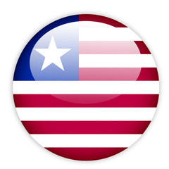 Liberia flag button