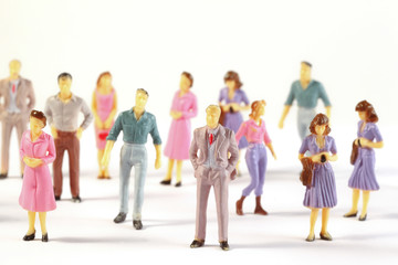Toy, miniature figures of human