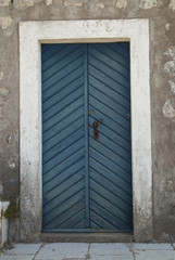 Blue door