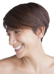 Ragazza sorridente - profilo