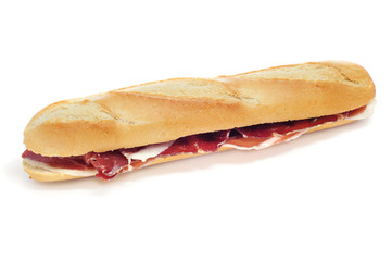spanish serrano ham sandwich