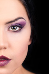 Fashion eye, long eyelashes and beautiful eye.