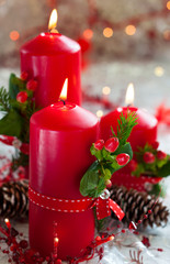 Christmas candles