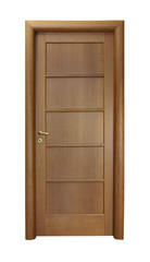 Modern wooden door