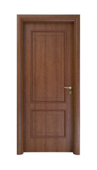 Brown wooden door