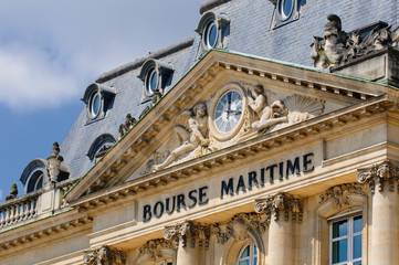 Bourse Maritime building, Bordeaux, France.