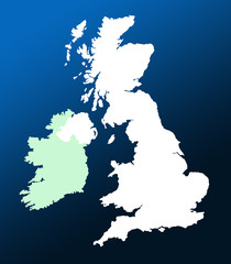 UK and Ireland map