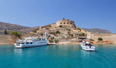 Crete Spinalonga Fortress Greece
