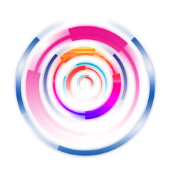 abstract geometric circle background