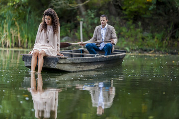 Couple in the boat