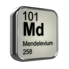 3d Periodic Table - 101 Mendelevium