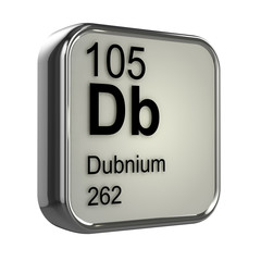 3d Periodic Table - 105 Dubnium