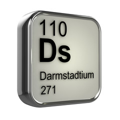 3d Periodic Table - 110 Darmstadtium