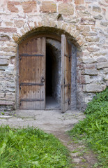 Fototapeta na wymiar ancient church door