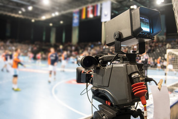 TV-Kamera - Sportübertragung