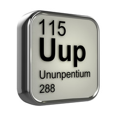 3d Periodic Table - 115 Ununpentium