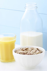 delicious and healthy berries cereal