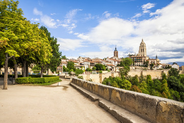 Fototapeta na wymiar Katedra Segovia, Castilla y León, Hiszpania