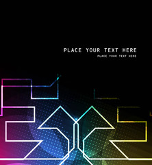 abstract bright colorful vector background