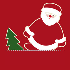 New years or christmas card