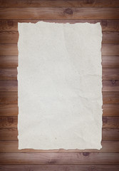 old papers on wood textures background