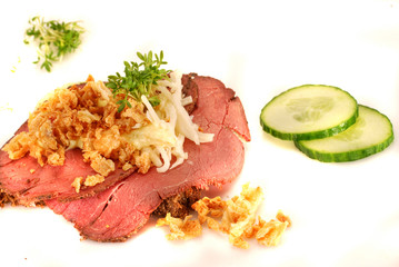 roastbeef smoerbroed,danish open sandwich