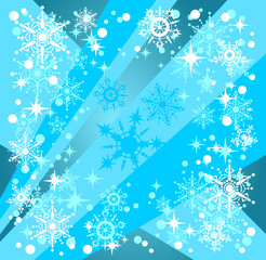 blue winter background