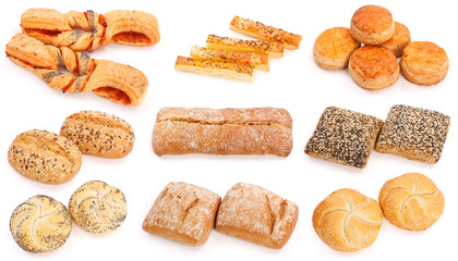 Assorted baked products