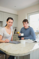 Two people spending time together with a cup of coffee