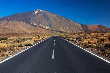 Teneriffa, Vulkan, Strasse, Insel, Ozean, Urlaub