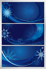 blue frosty pattern