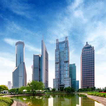 Shanghai Lujiazui Financial Center skyscraper