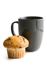 muffin with chocolate