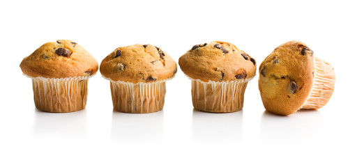 muffin with chocolate