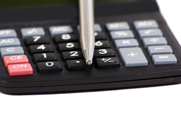 calculator with pen