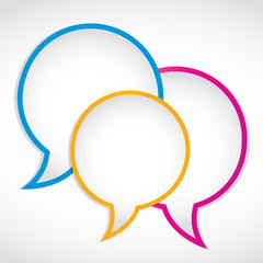 social media speech clouds