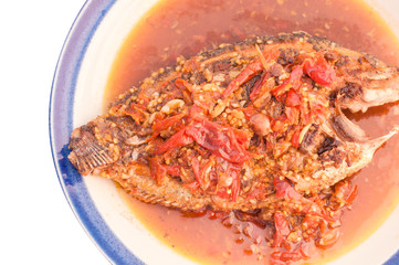 Fish pour chili