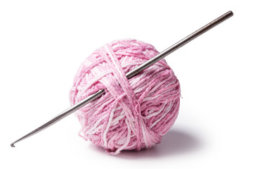 a ball of yarn with crochet
