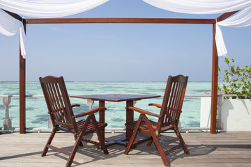 dining with ocean view