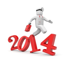 Doctor run to new year