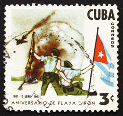 Postage stamp Cuba 1962 Bay of Pigs Invasion