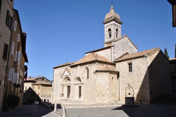 Fototapeta na wymiar Toskania, San Quirico d'Orcia