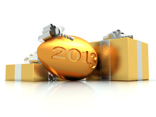 wishes gold eggs for 2013 year