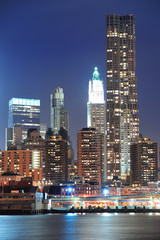 Fototapeta na wymiar Nowy Jork wieżowiec miejskie