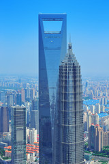 Obraz premium Shanghai aerial in the day