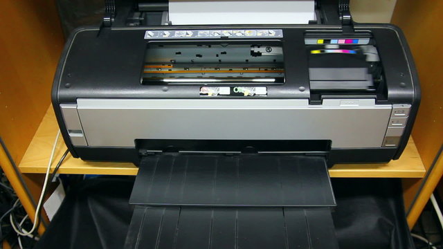 Inkjet printer color photo prints