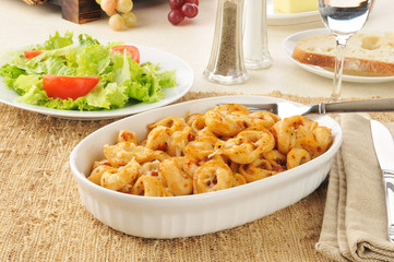 Tortellini with roasted tomato pesto