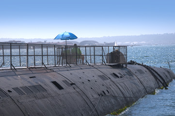 Redundant Soviet Submarine in San Diego California USA